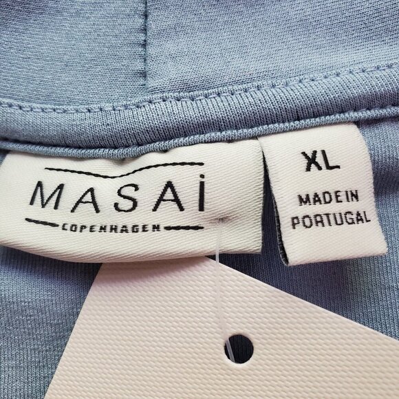 NWT MASAI COPENHAGEN SZ XL Odera Shift Dress Ashley Blue - Picture 4 of 15